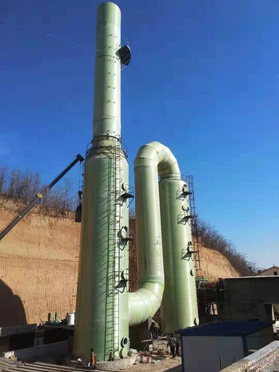 玻璃钢脱硫塔 锅炉房脱硝设备 空气净化降低排放定制生产